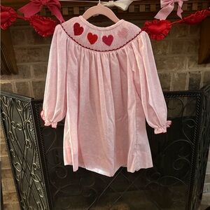 Charming Pink Heart Nightgown for Kids